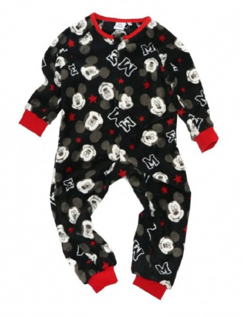 Pijama tip Overall Mickey Mouse, coral-fleece [1]