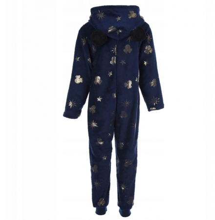 Pijamale copii - Pijama tip Overall Minnie Mouse Stars , cocolino