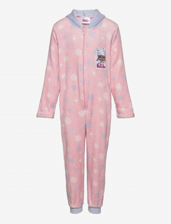 Pijama tip Overall pufoasa LOL SURPRISE, roz [2]