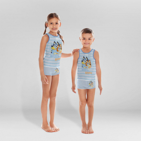 Pijama universala cu maieu din bumbac, Bluey [4]