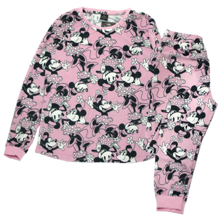 Pijamale Dama - Pijamale din velur pentru femei Disney Minnie Mouse