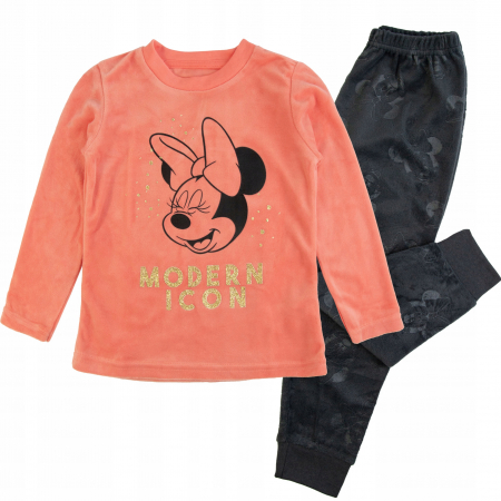 Imbracaminte si incaltaminte copii - Pijamale din catifea Minnie Mouse Modern