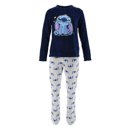 Cadouri si accesorii diverse - Pijamale groasa coral fleece, pentru femei Lilo & Stitch