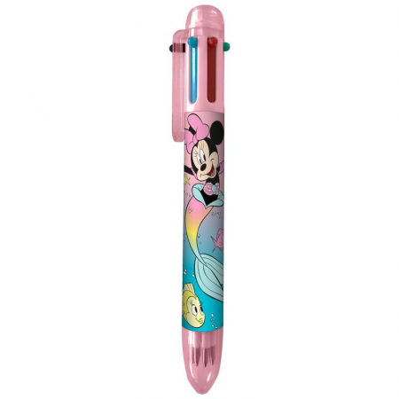 Totul pentru scoala - Pix cu 6 culori, Minnie Mouse