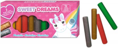 Plastilina - Plastilina in cutie 12 culori Sweet Dreams