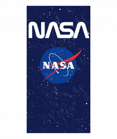 Prosoape si halate de baie copii - Prosop de plaja NASA din microfibra cu uscare rapida 70x140 cm