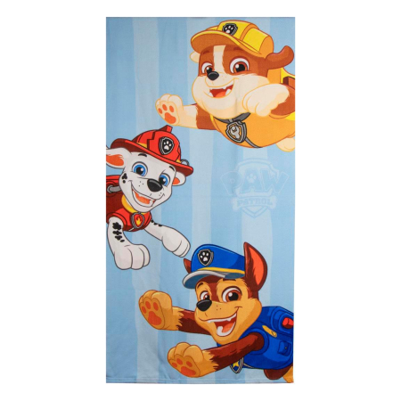 Prosoape si halate de baie copii - Prosop de plaja poliester, Paw Patrol 140x70 cm