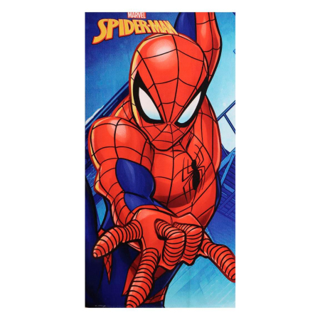 Prosoape si halate de baie copii - Prosop de plaja poliester, Spiderman 140x70 cm