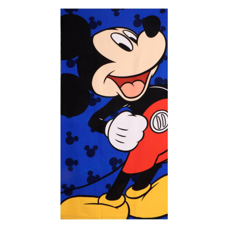 Prosoape si halate de baie copii - Prosop de plaja poliester, Mickey Mouse Disney 140x70 cm