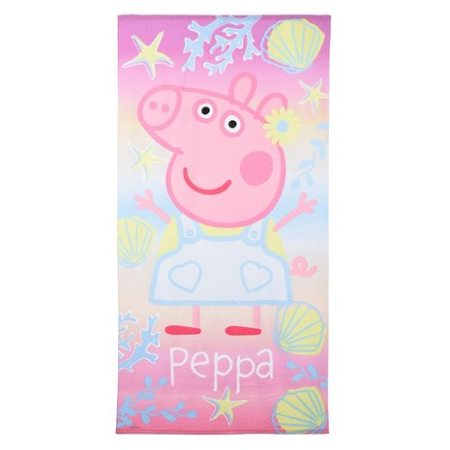 Prosoape si halate de baie copii - Prosop microfibra Peppa Pig 140x70 cm