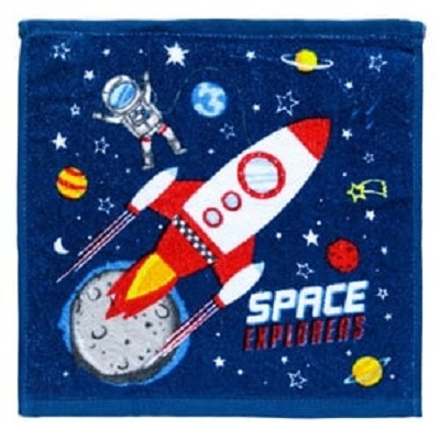Prosop maini bumbac Space Explorer 30x30 cm [0]