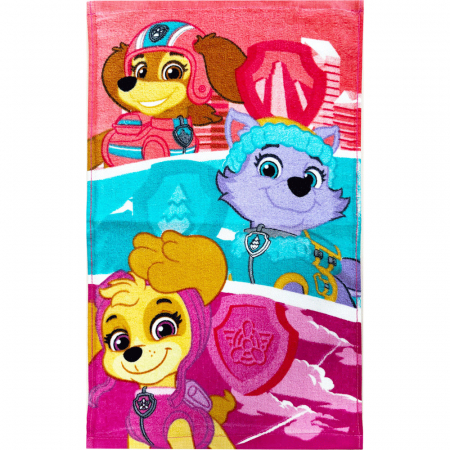 Prosoape si halate de baie copii - Prosop maini din bumbac Paw Patrol Mighty Trio Hand 30x50 cm