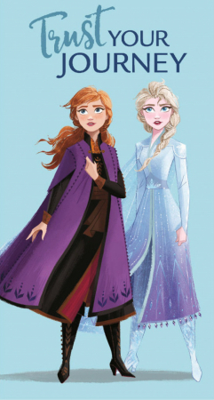Prosoape si halate de baie copii - Prosop maini Frozen Trust your Journey, 30x50 cm