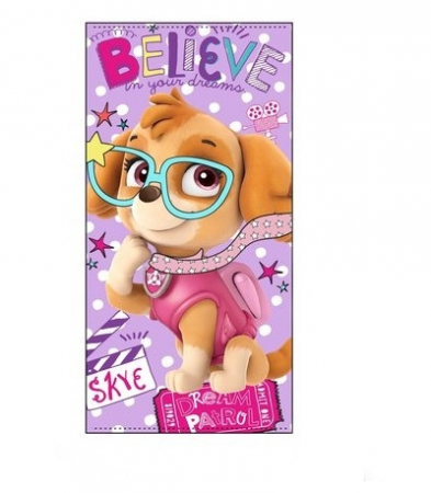 Prosoape si halate de baie copii - Prosop Paw Patrol Belive 70 X 140 CM poliester
