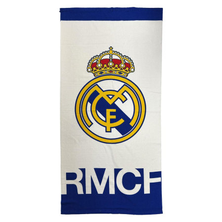 Prosoape si halate de baie copii - Prosop poliester Real Madrid, 70x140 cm