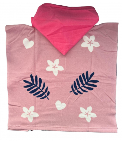 Prosop poncho microfibra, fete, Lilo & Stitch, 50 x 100 cm [1]