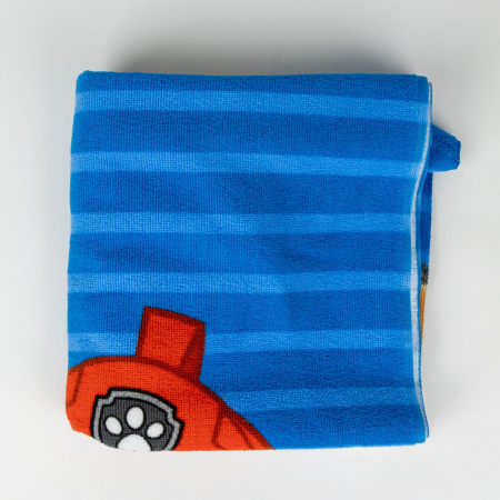 Prosop poncho microfibra, Paw Patrol Chase si Marshall, 50 x 115 cm [4]