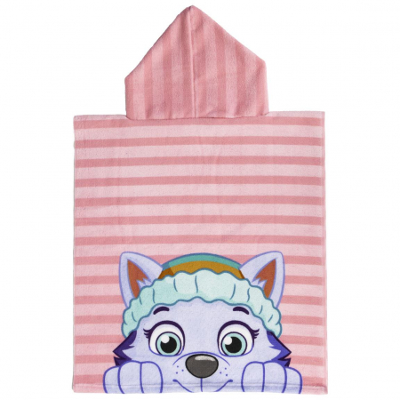Prosop poncho microfibra, Paw Patrol Skye and Everest, 50x115 cm [3]