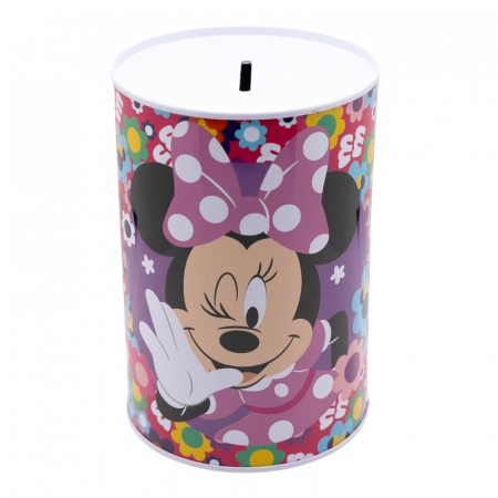 Accesorii decorative - Pusculita metal Minnie Bold Flowers, 10x15 cm