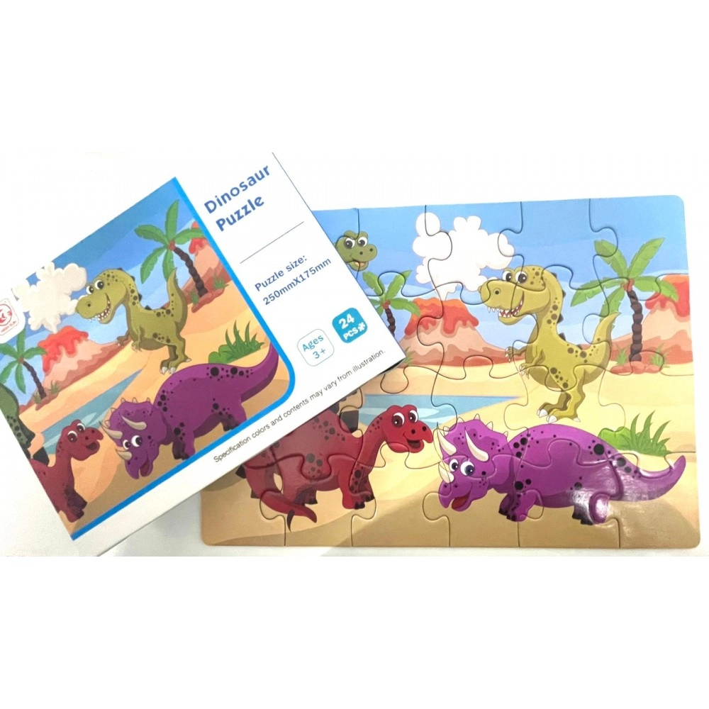 Joaca si timp liber - Puzzle 24 de piese Dinozauri