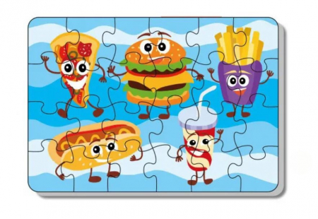 Puzzle 24 piese, Food, 25x17.5 cm [1]