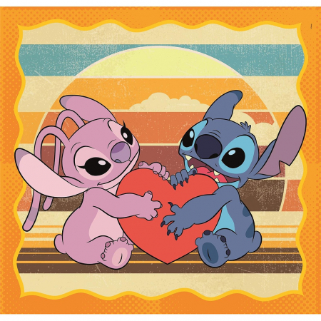 Puzzle carton Clementoni Lilo & Stitch 3x48 piese [1]