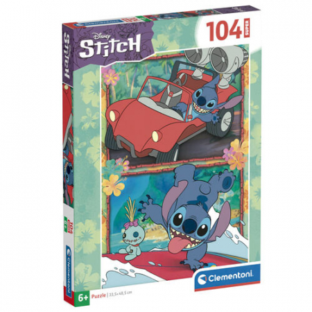Jocuri si jucarii - Puzzle carton Lilo & Stitch Wild Adventure 104 piese