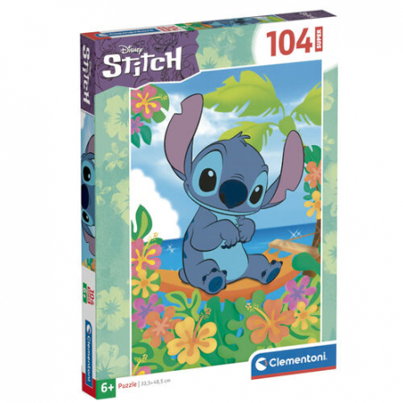 Jocuri si jucarii - Puzzle carton Lilo & Stitch Wild Tropical 104 piese