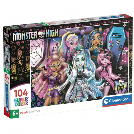 Joaca si timp liber - Puzzle carton Monster High Cool Clique 104 piese