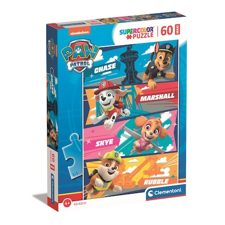 Joaca si timp liber - Puzzle carton Paw Patrol, maxi-puzzle 60 piese