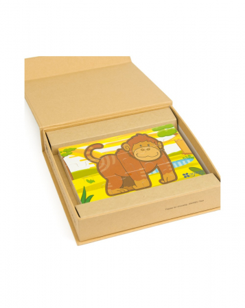 Set 4 Puzzle lemn Jungla,tip diorama [8]