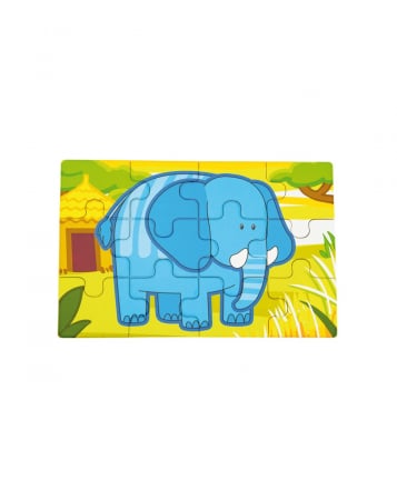 Set 4 Puzzle lemn Jungla,tip diorama [5]