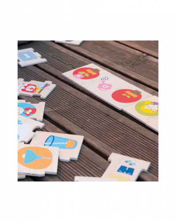Puzzle secvential din lemn [4]