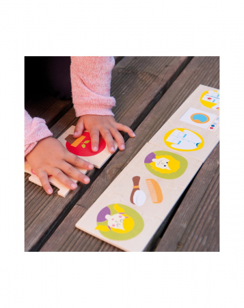 Puzzle secvential din lemn [5]