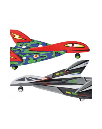 Joaca si timp liber - Set DYI 2 avioane 3D, din spuma