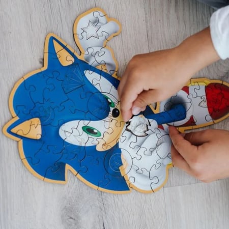 Puzzle din lemn Sonic The Hedgehog 50 piese [3]