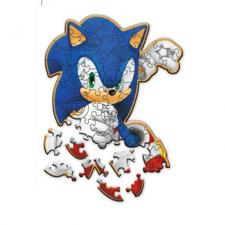 Puzzle din lemn Sonic The Hedgehog 50 piese [1]