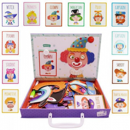 Puzzle in valiza Magnetic cu personaje Vrahitoarea,96 piese [1]