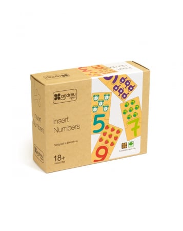 Puzzle lemn, numere, 20 piese [6]