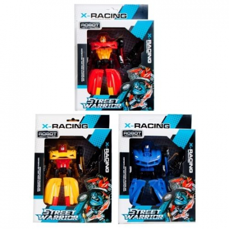 Joaca si timp liber - Robot street warrior - albastru