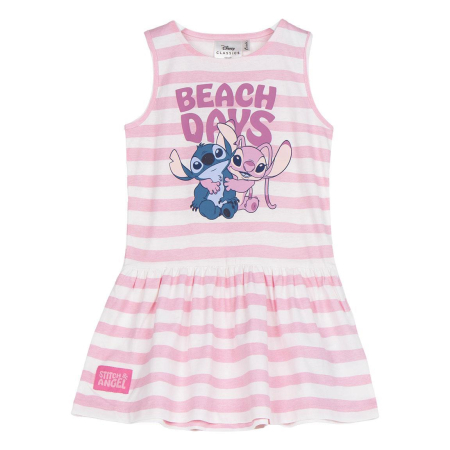 Rochii fete - Rochie bumbac Beach Days Lilo & Stitch