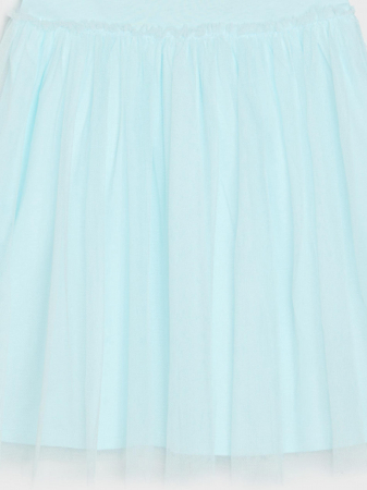 Rochie bumbac cu fusta din tul model Fluture [8]