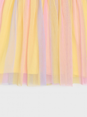 Rochie bumbac cu fusta din tul model Magic Rainbow [1]