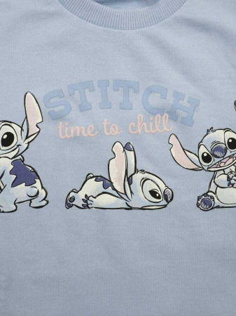 Rochie bumbac cu maneca lunga si fusta din tulle , Lilo & Stitch [4]