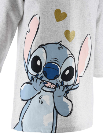 Rochie bumbac cu maneca lunga si volanase , Lilo si Stitch [2]