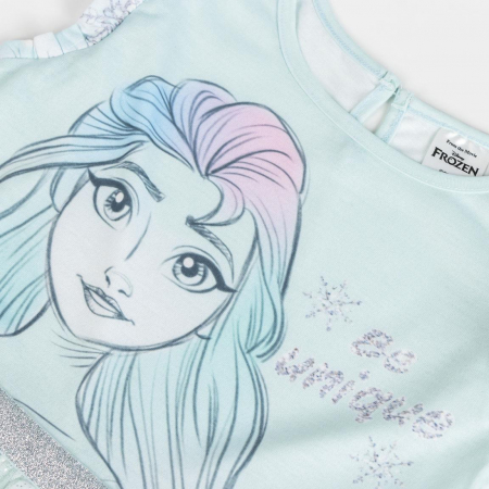 Rochie bumbac maneca scurta Frozen Disney [2]