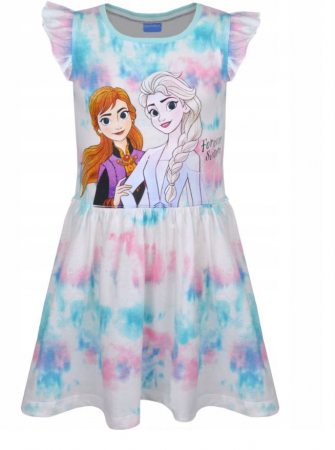 Rochie bumbac maneca scurta Frozen Disney [1]