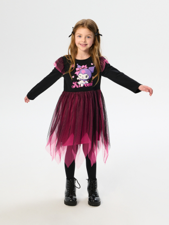 Rochii fete - Rochie cu tul Hello Kitty Kuromi