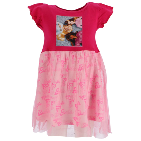 Rochite fete - Rochie de vara cu tul, Barbie