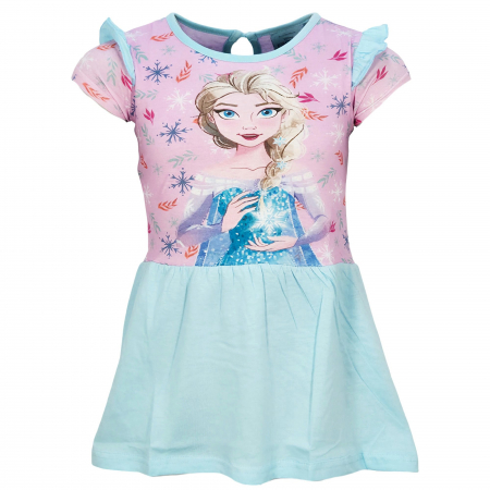 Rochite fete - Rochie bumbac de vara Frozen Disney